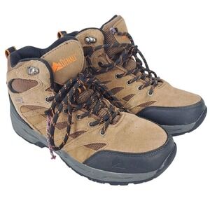Denali Mens US 7.5 High Top Hiking Boots Trail Waterproof Desert Brown Black
